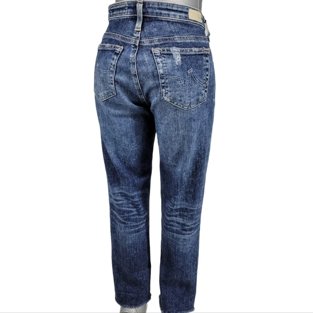 AG Adriano Goldschmeid The‎ Stilt Crop Jeans Distressed Look Size 29